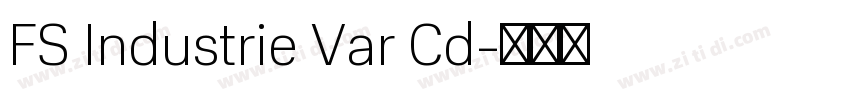 FS Industrie Var Cd字体转换